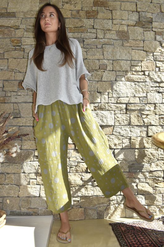 Conrad Box Cotton Knit Pearl